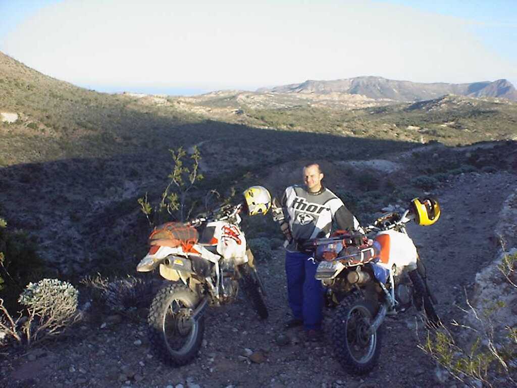 sea of cortes in the distance